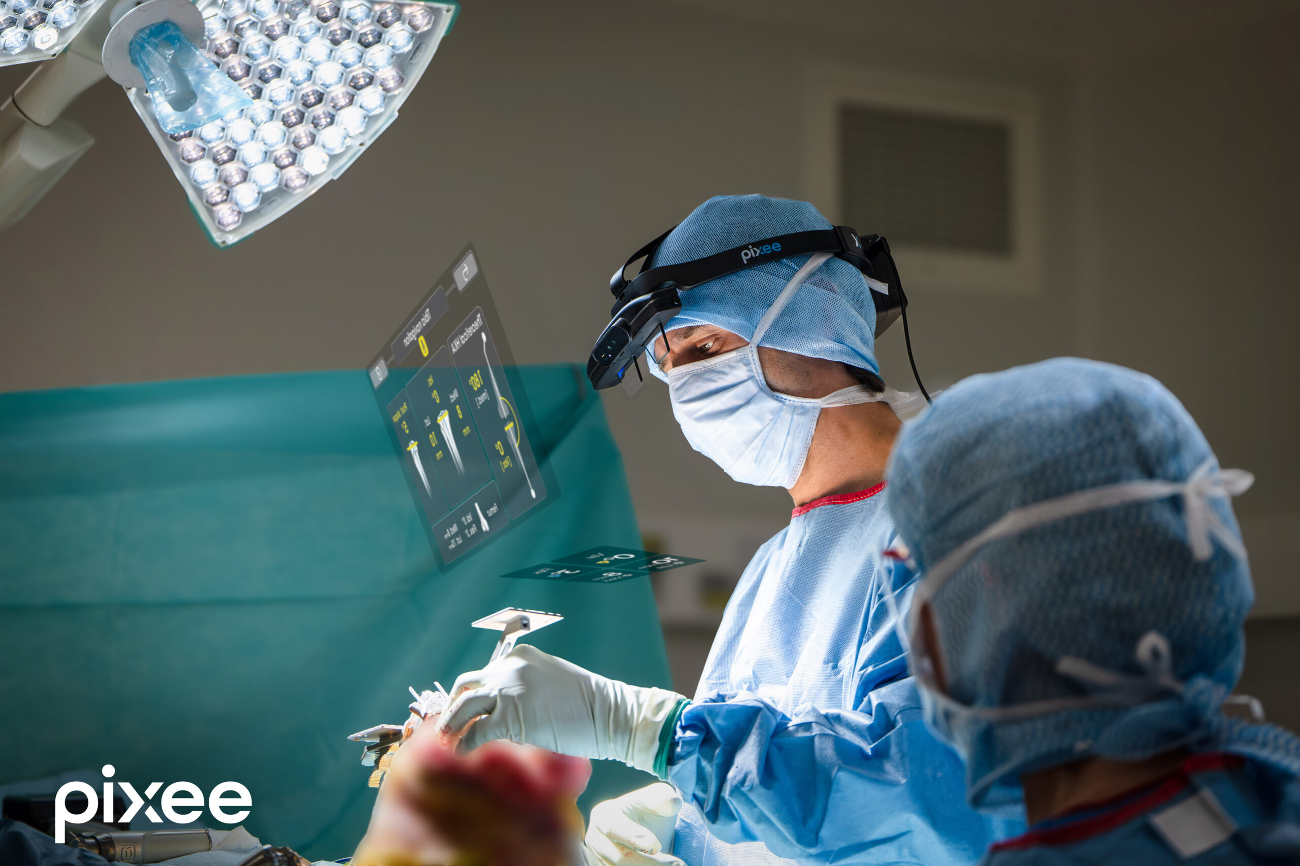 Pixee Knee+ NexSight surgery